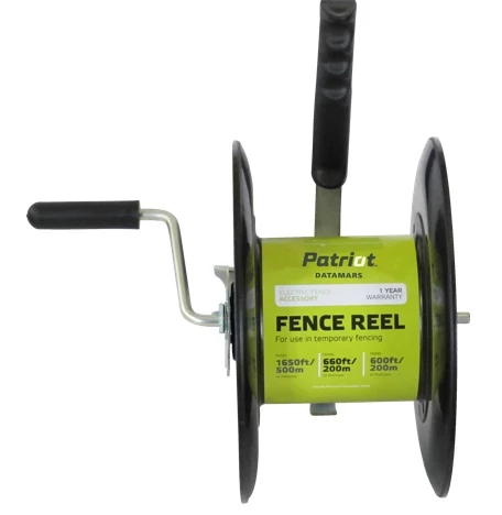 Temporary fence reel